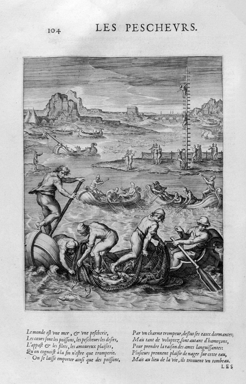 Fiskeren, 1615 av Leonard Gaultier