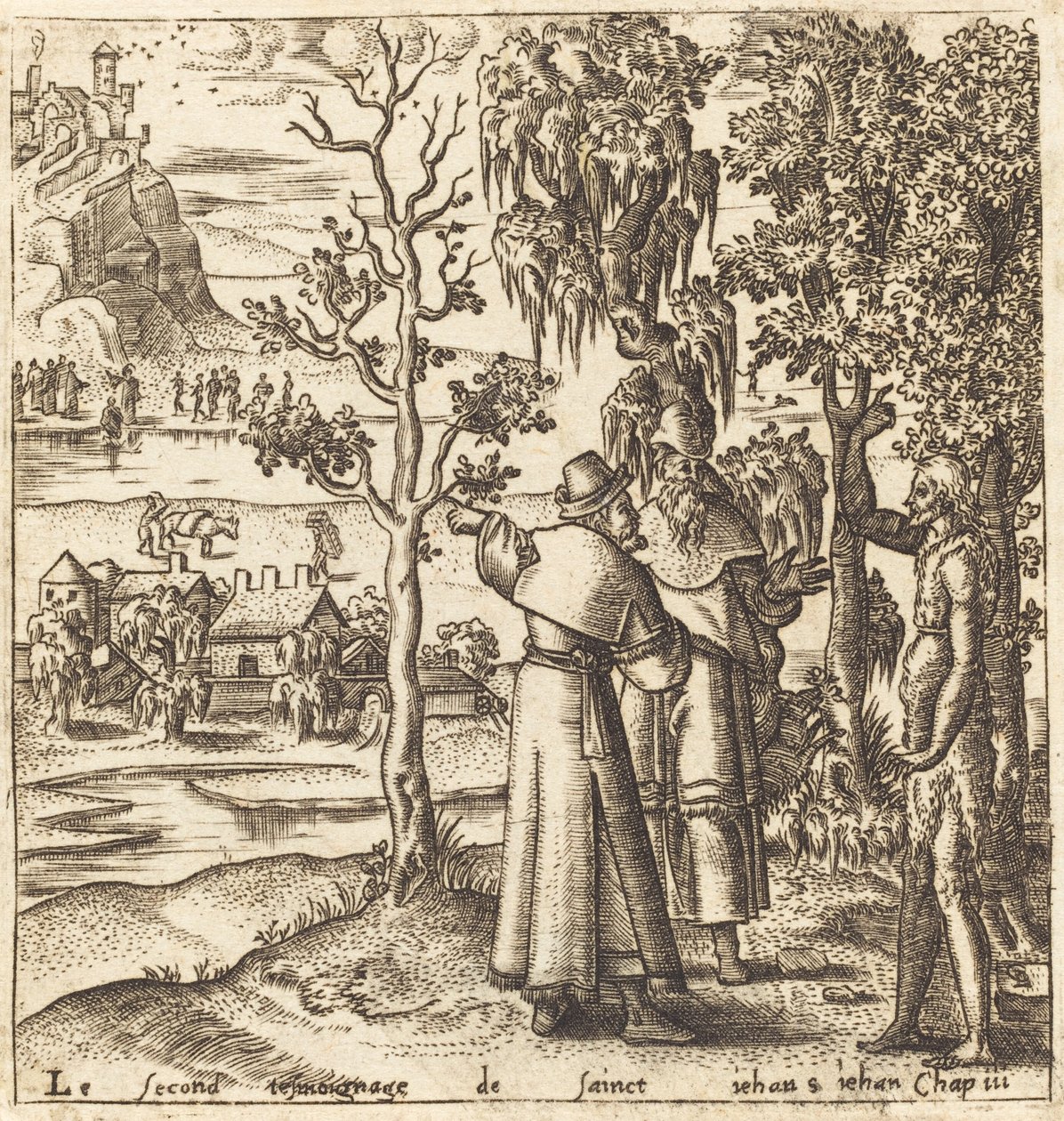 Johannes vitnesbyrd av Leonard Gaultier
