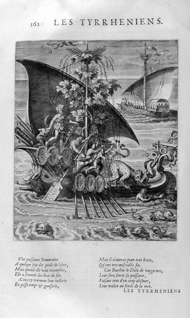 Tyrrenerne, 1615 av Leonard Gaultier