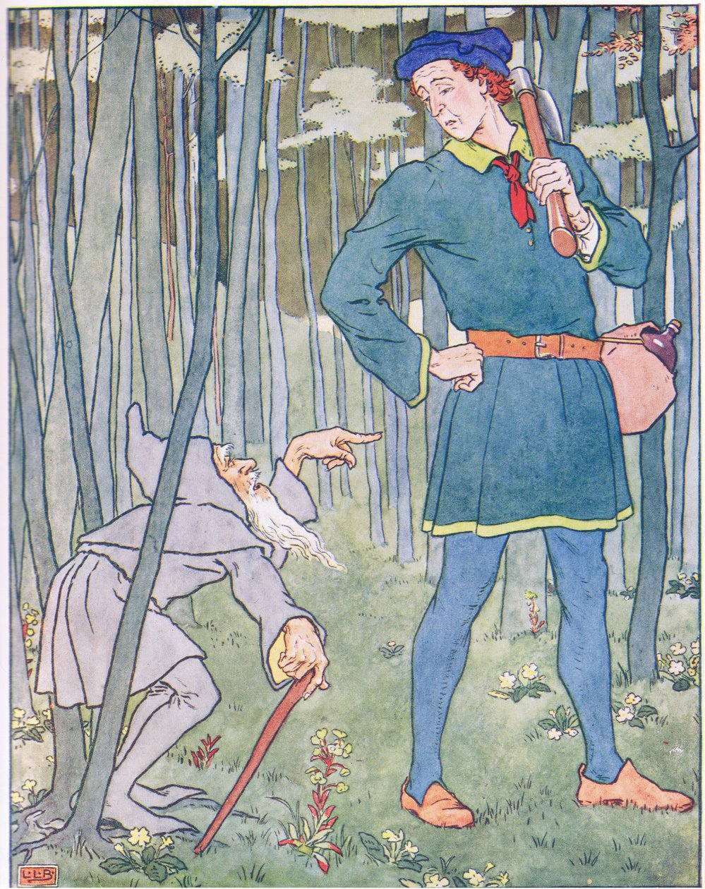 Han møtte en liten gammel grå mann av Leonard Leslie Brooke