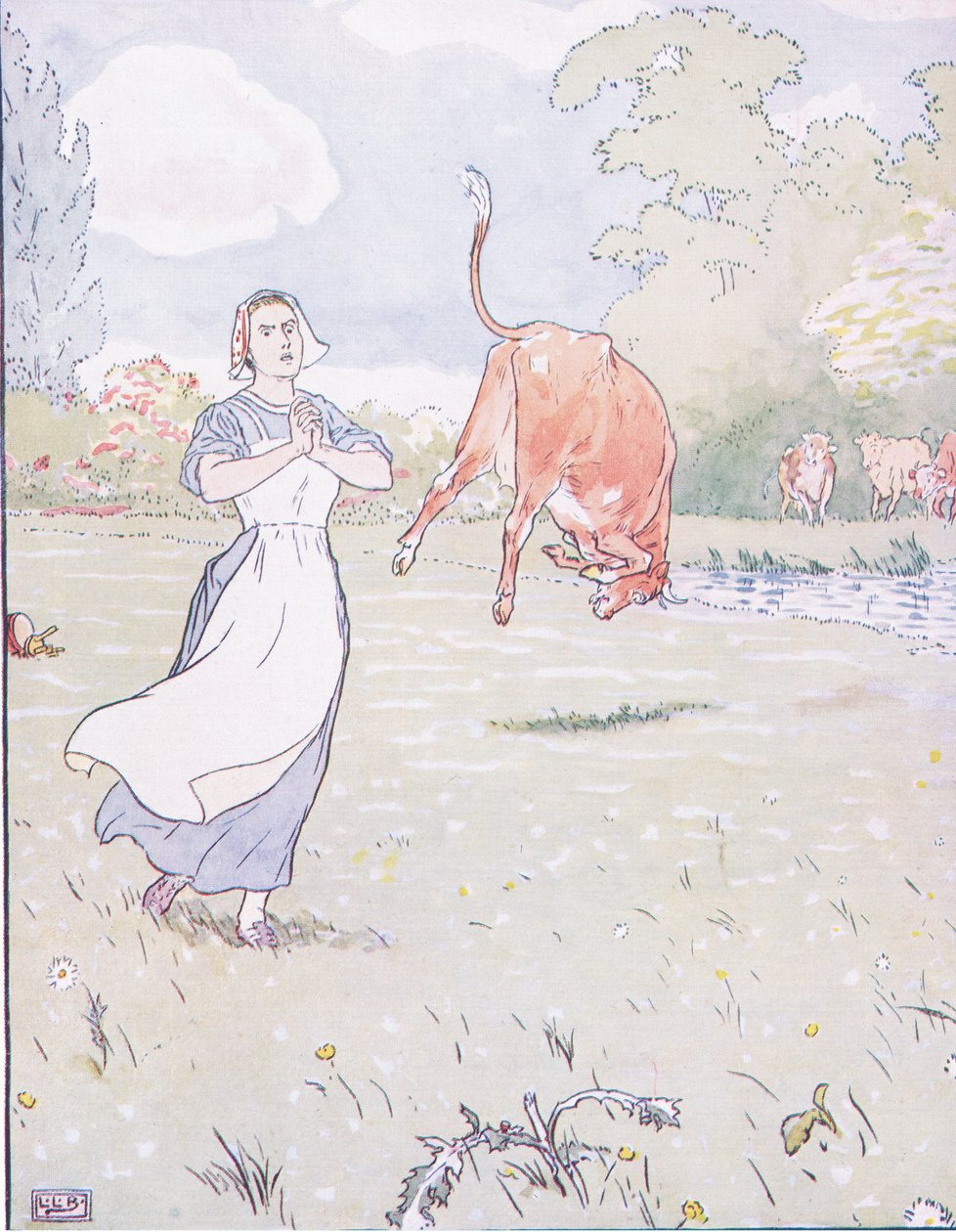 Her mor han ropte, inne i den røde kua av Leonard Leslie Brooke