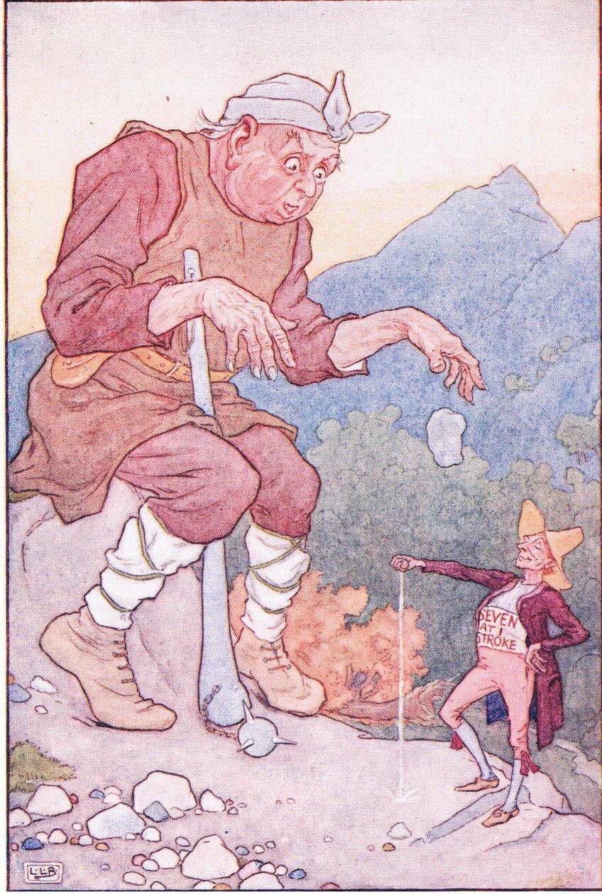 The Giant and the Tailor: The Brave little Tailor, 1920-tallet av Leonard Leslie Brooke