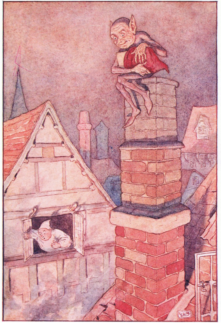 Nissen og kjøpmannen, 1920-tallet av Leonard Leslie Brooke
