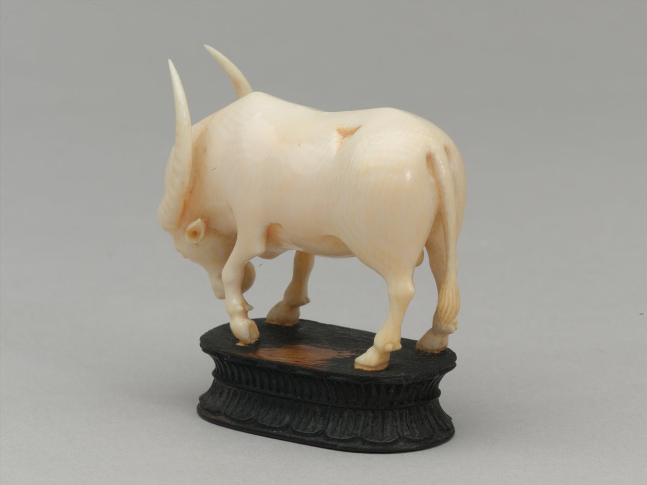 Svart biskop, sjakkbrikke, India, 1820 ca av Leonard Limousin