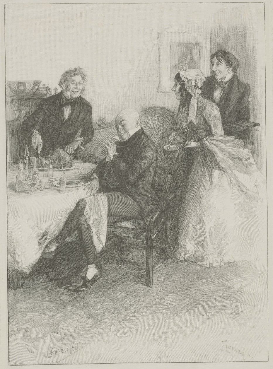 Uten tittel, slutten av 1800-begynnelsen av det 20. århundre (tregravering) av Leonard Raven Hill