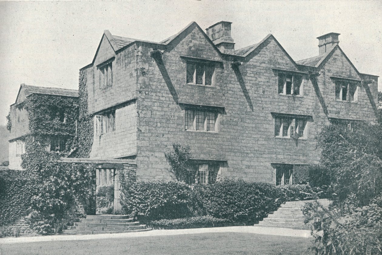 Eyam Hall, Derbyshire, c1907 av Leonard Willoughby
