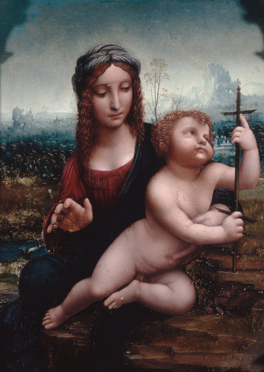 Spindelens jomfru av Leonardo da Vinci