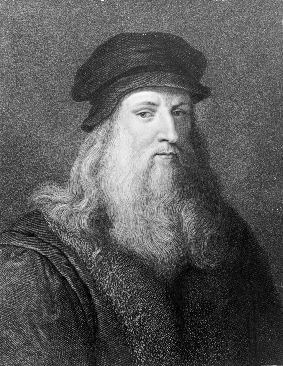 Leonardo da Vinci, gravert av Raphael Morghen, 1817 av Leonardo da Vinci