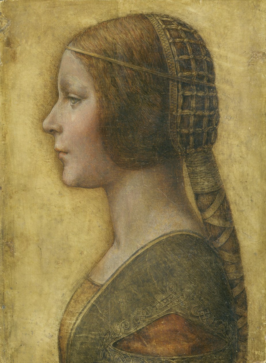 Profil av en ung forlovede av Leonardo da Vinci