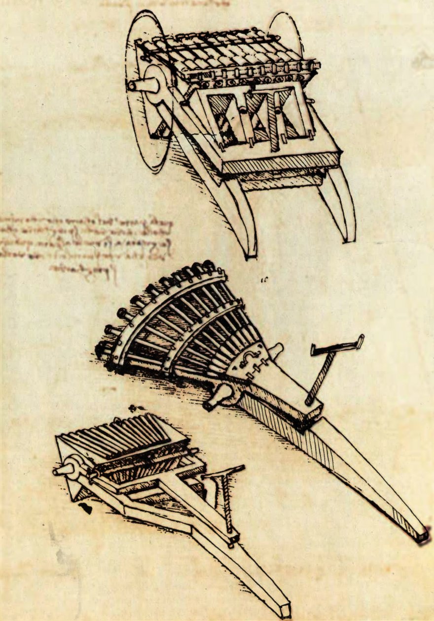 Ribauldequins av Leonardo da Vinci