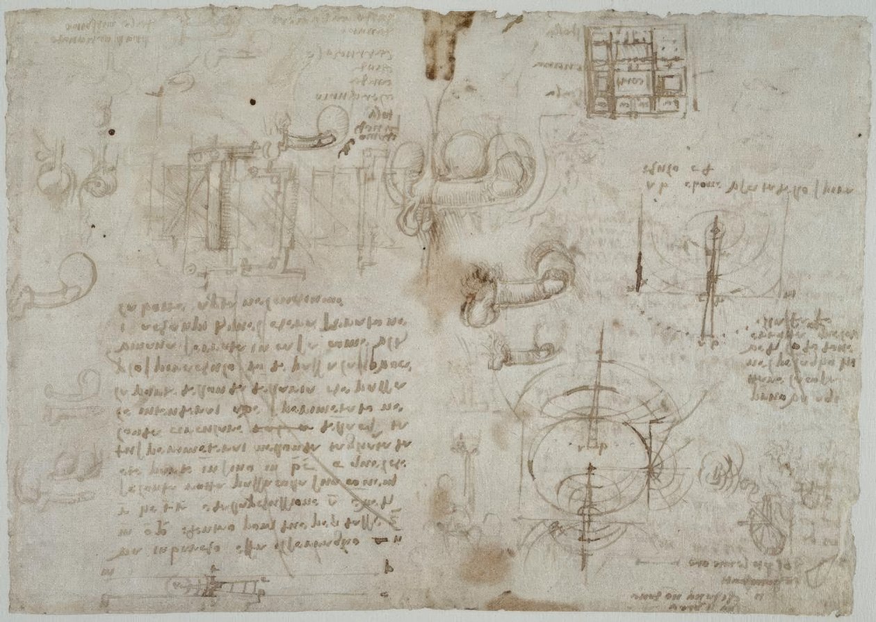 Studier om bølgebevegelsen til vann, ... av Leonardo da Vinci
