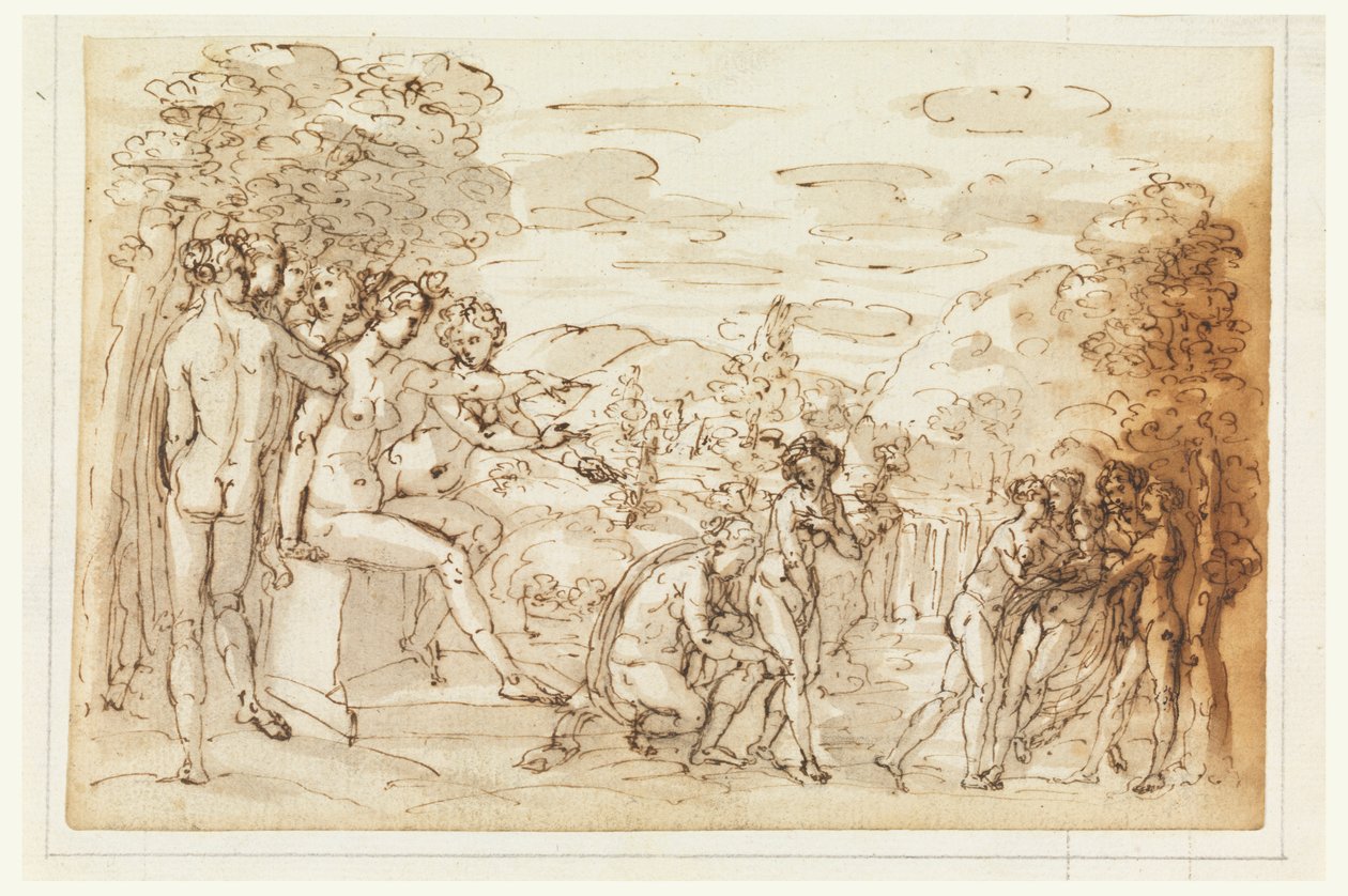 Diana og Endymion av Leonardo Scaglia
