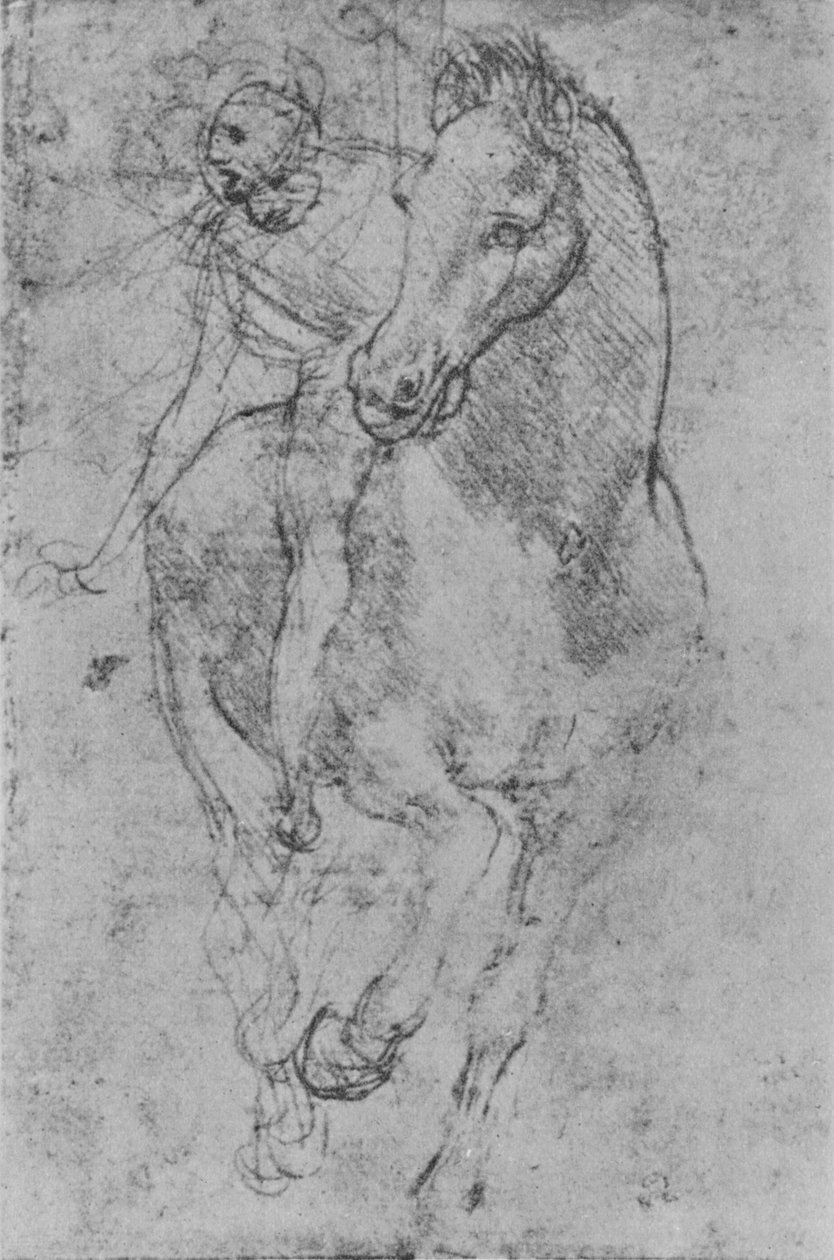 A Horseman, c1480 1945 av Leonardo da Vinci