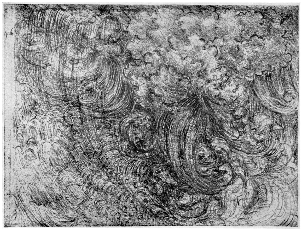 Verdens ende, c1514-1515 1954 av Leonardo da Vinci