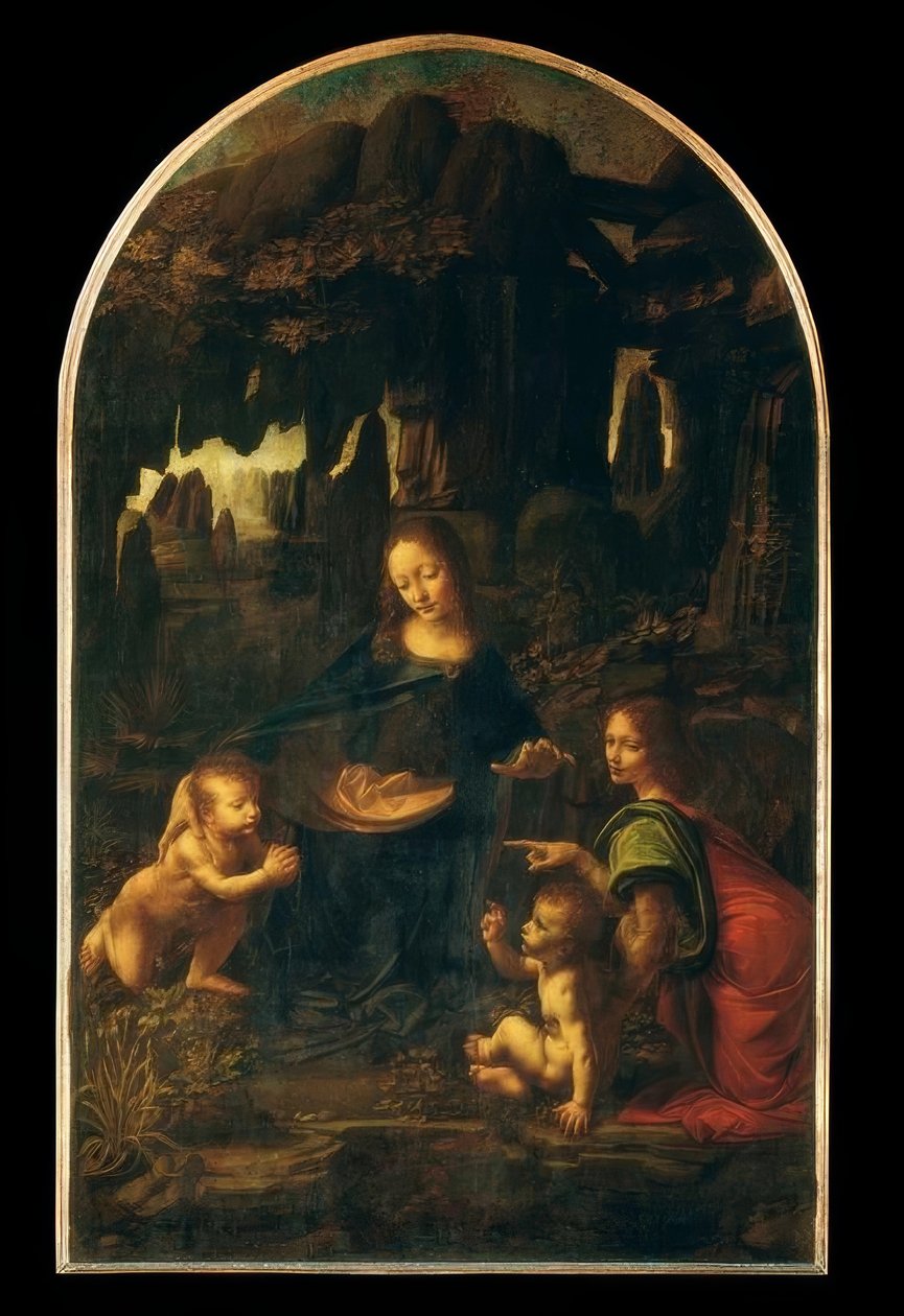 Rock Grotto Madonna av Leonardo da Vinci