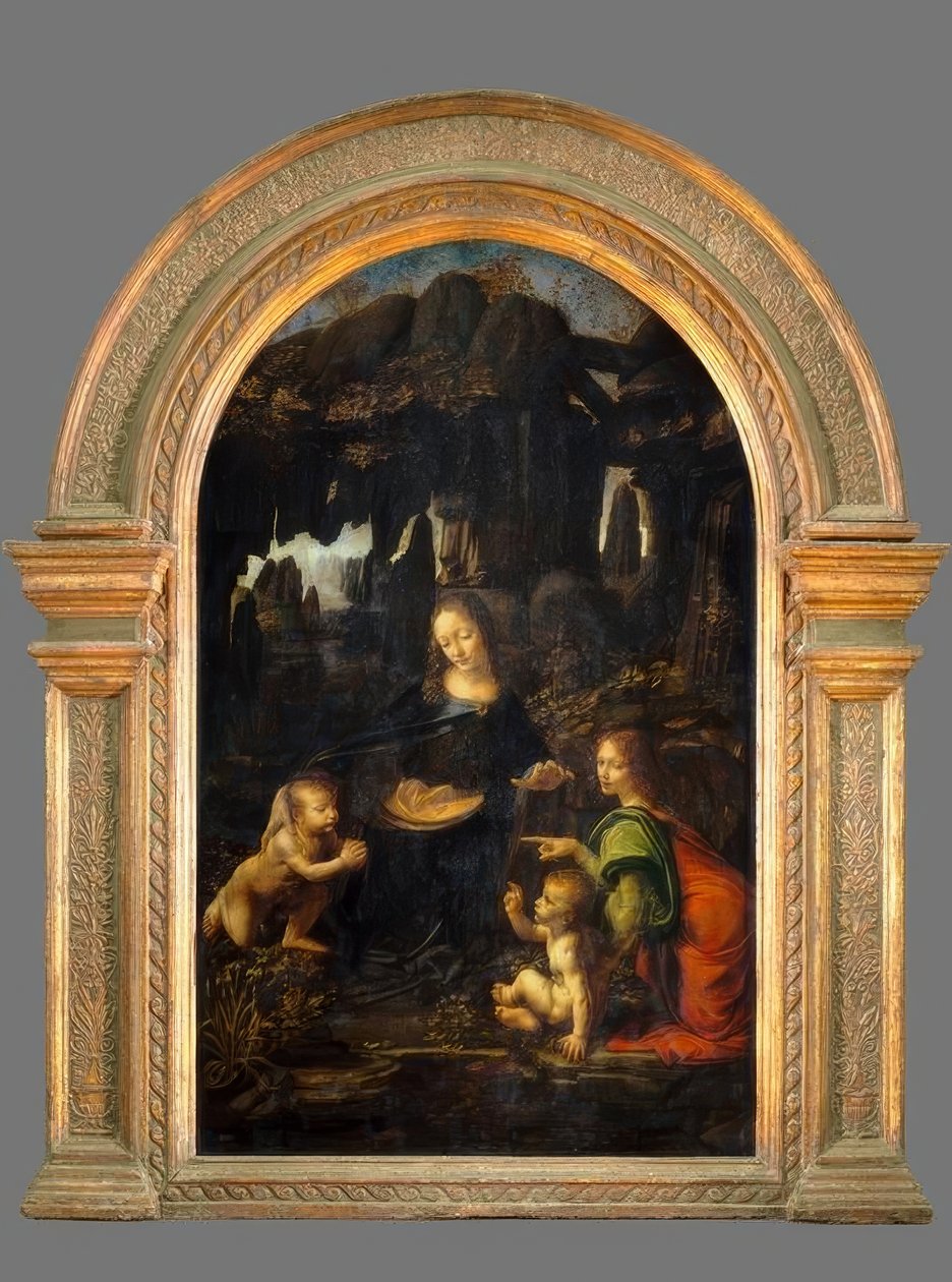 Rock Grotto Madonna av Leonardo da Vinci