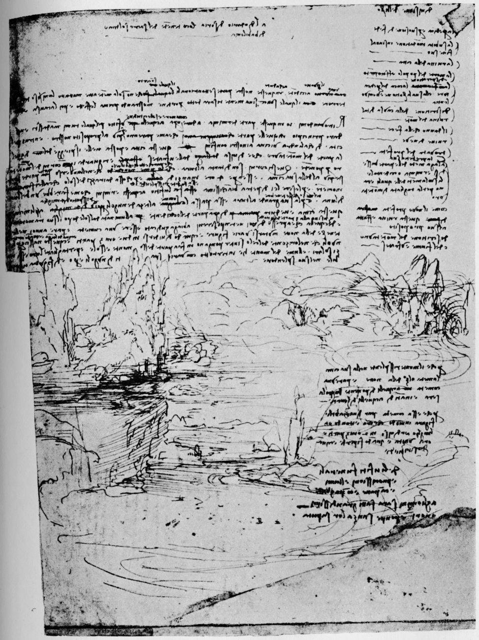 Første side av The Armenian Letters, 1928 av Leonardo da Vinci