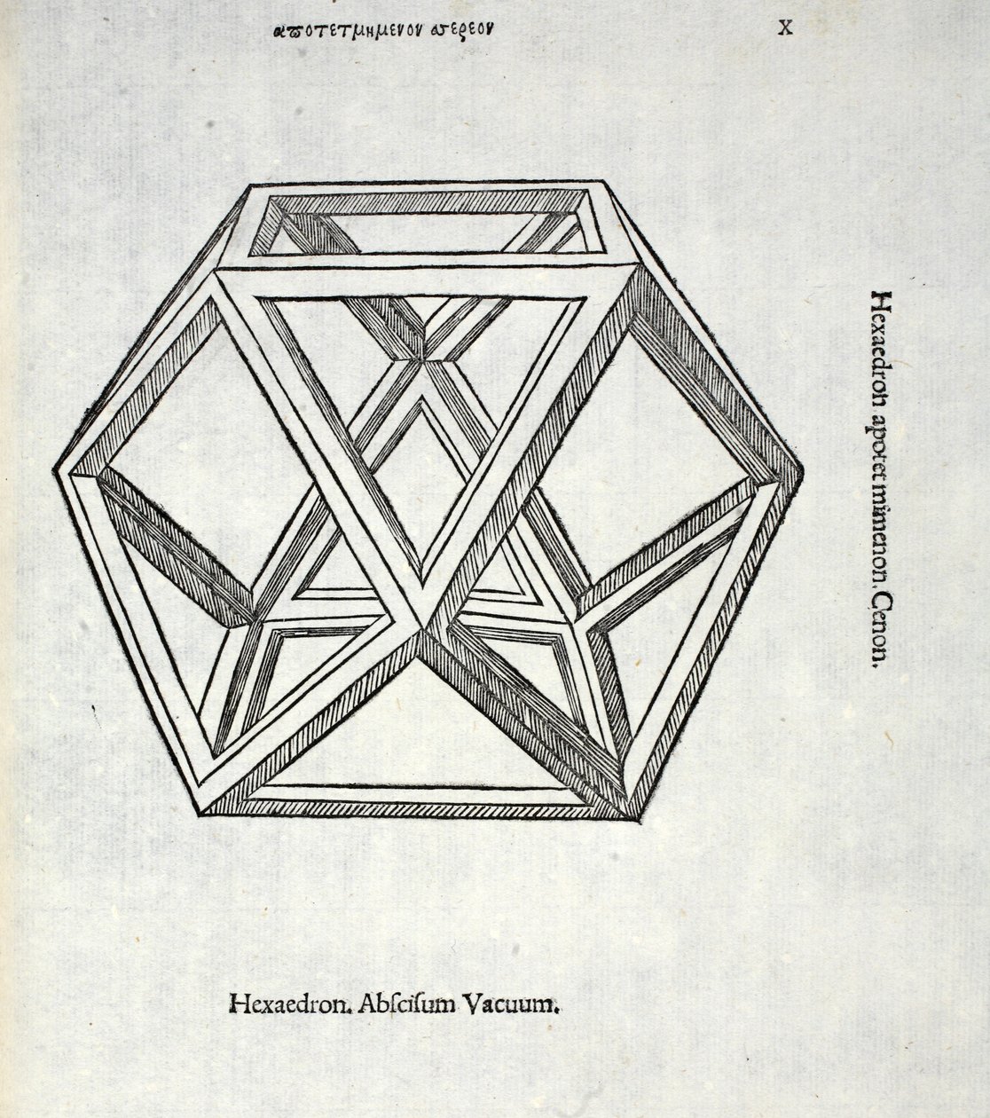 Hexaedron Abscissum Vacuum, illustrasjon fra 