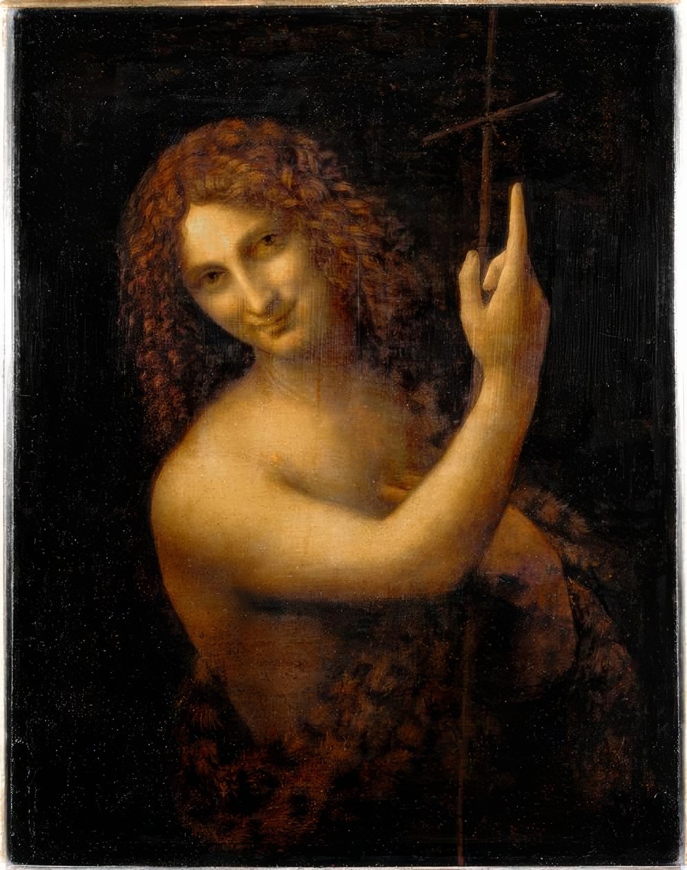 døperen Johannes av Leonardo da Vinci