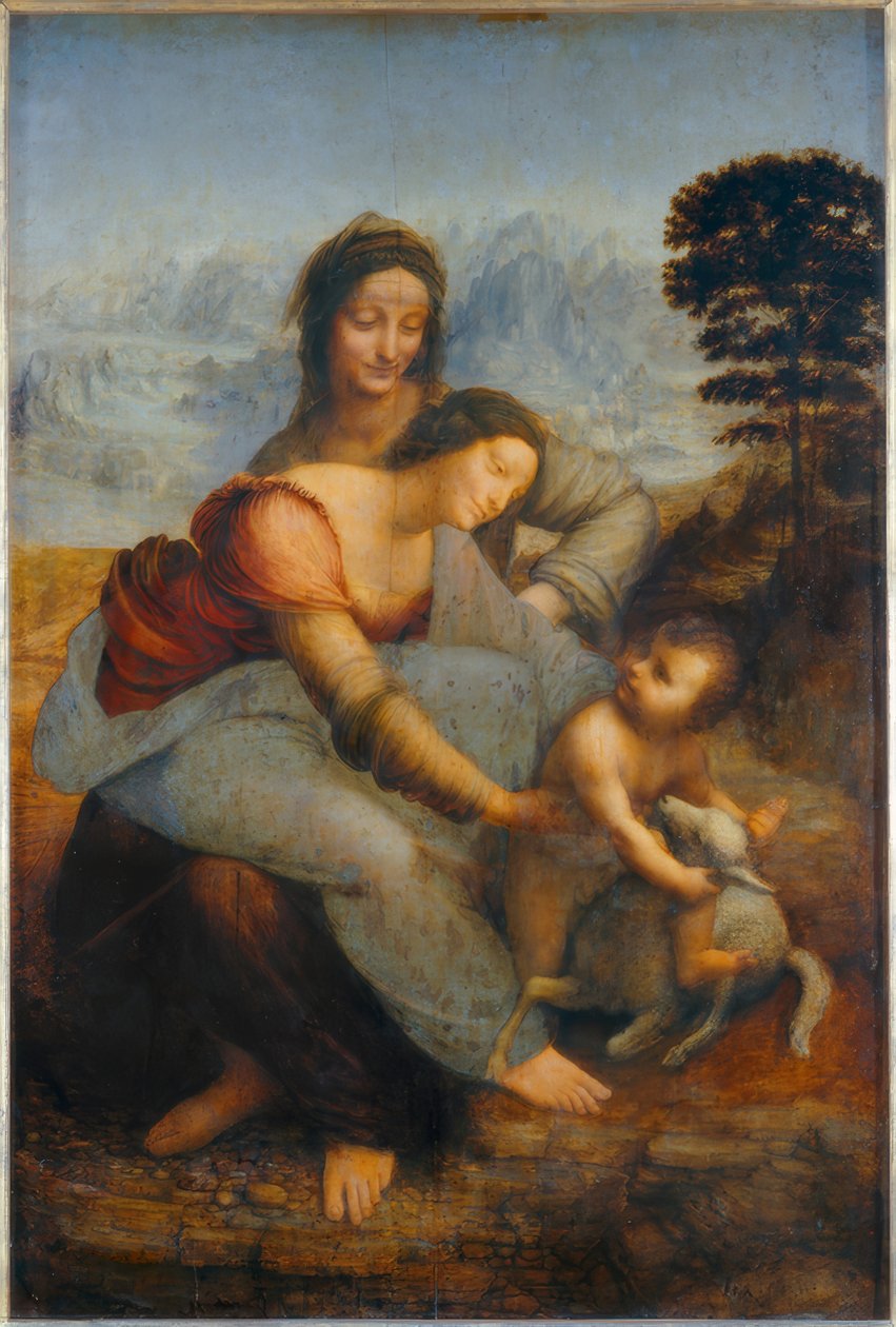 Leonardo da Vinci, Hl. Anna Selbdritt av Leonardo da Vinci