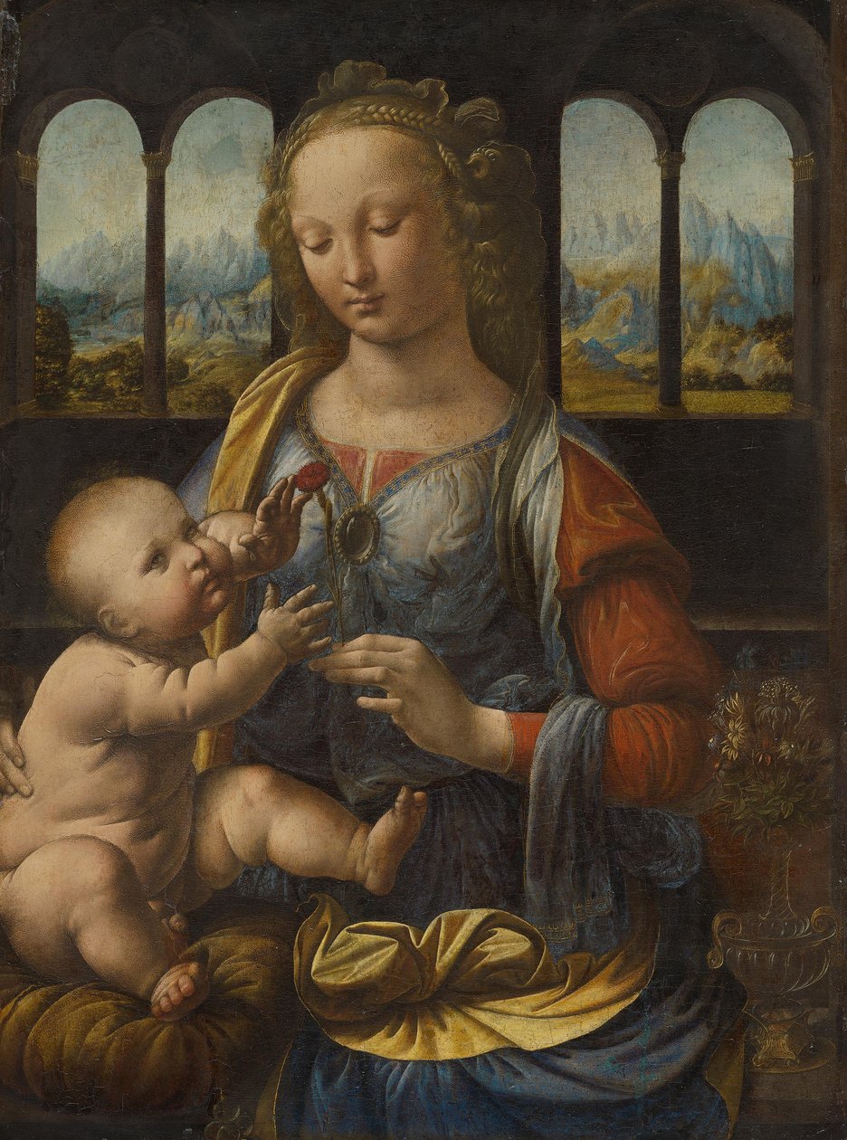 Madonna med nelliken av Leonardo da Vinci