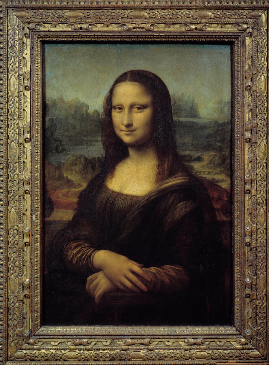 Portrett av Mona Lisa (Mona Lisa) av Leonardo da Vinci