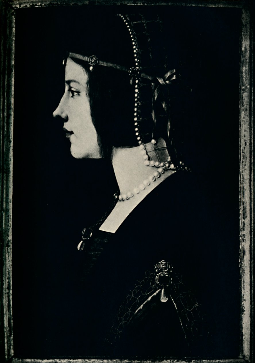 Portrett av en ung prinsesse, 1928 av Leonardo da Vinci