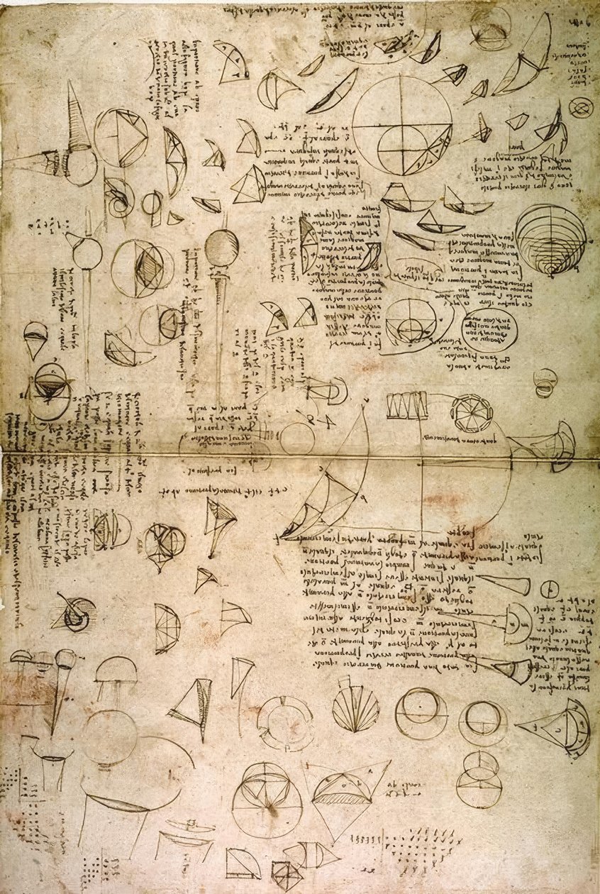 Kvadring av sirkelen av Leonardo da Vinci