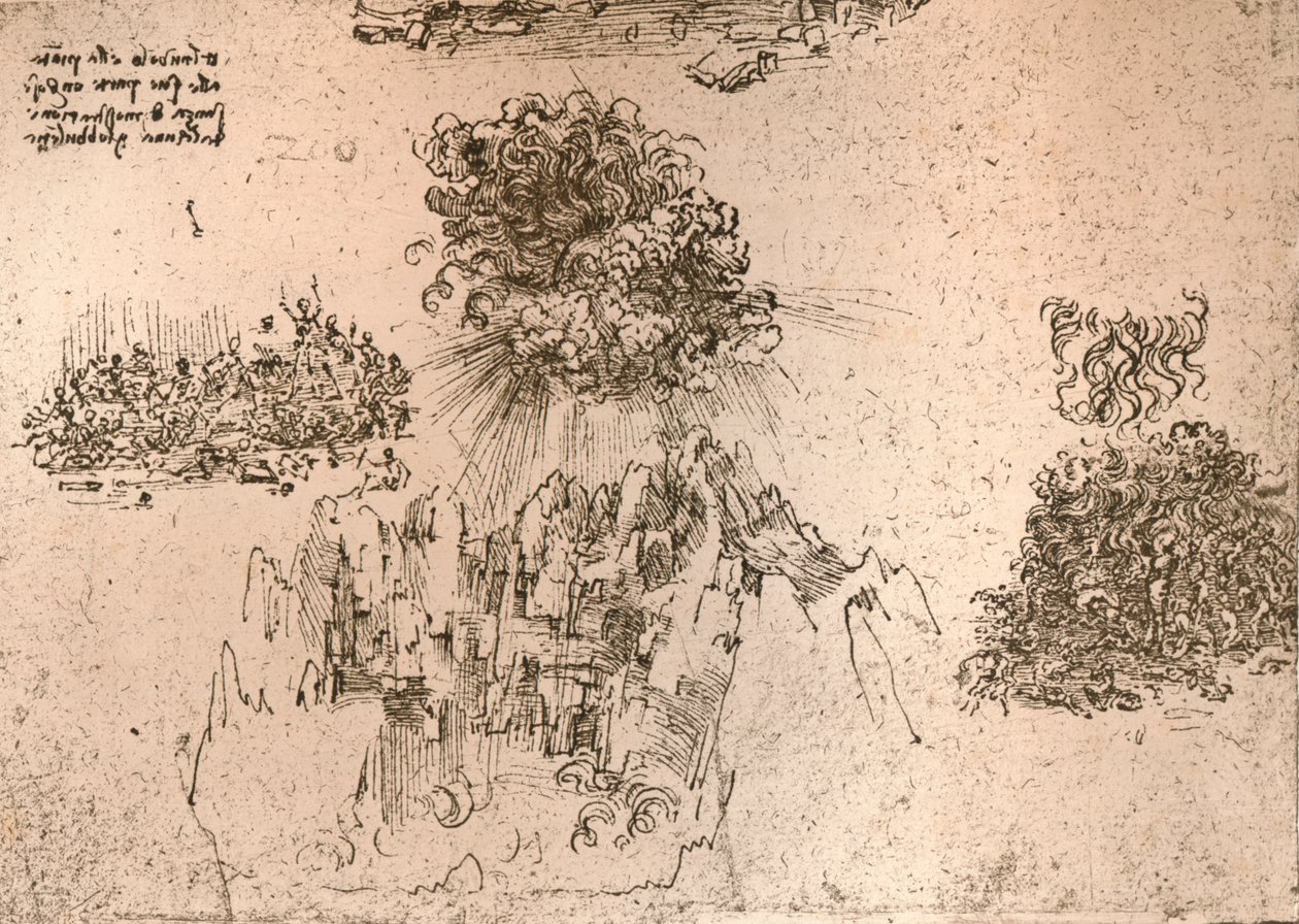 Representasjon av naturfenomener, c1472-c1519 1883 av Leonardo da Vinci