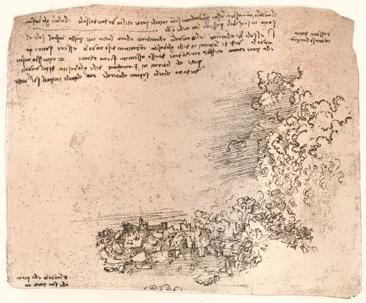 Representasjon av naturfenomener, c1472-c1519 1883 av Leonardo da Vinci