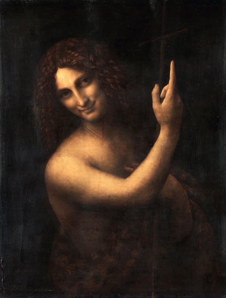 Døperen Johannes, 1513-1516 av Leonardo da Vinci