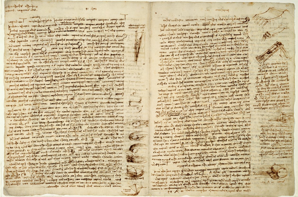 Codex Hammer eller Codex Leicester, 1508-12 av Leonardo da Vinci