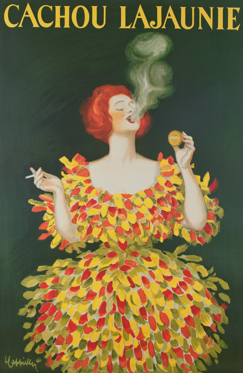 Plakat reklame cachou Lajaunie av Leonetto Cappiello