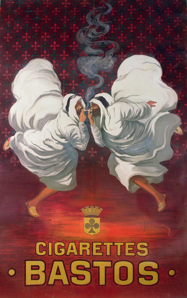 Plakat som reklamerer for sigarettmerket Bastos av Leonetto Cappiello