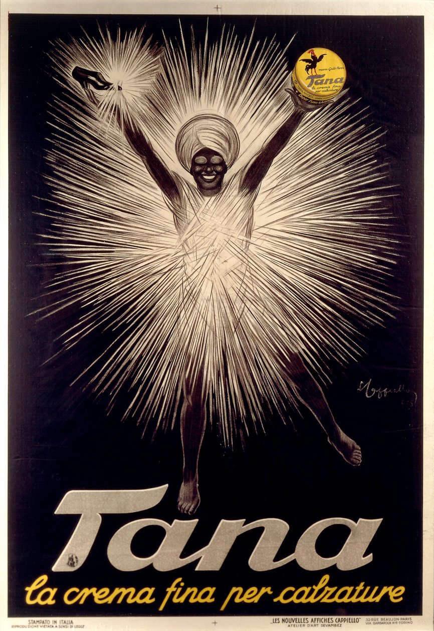 Annonse for Tana skokrem av Leonetto Cappiello , plakat av Leonetto Cappiello