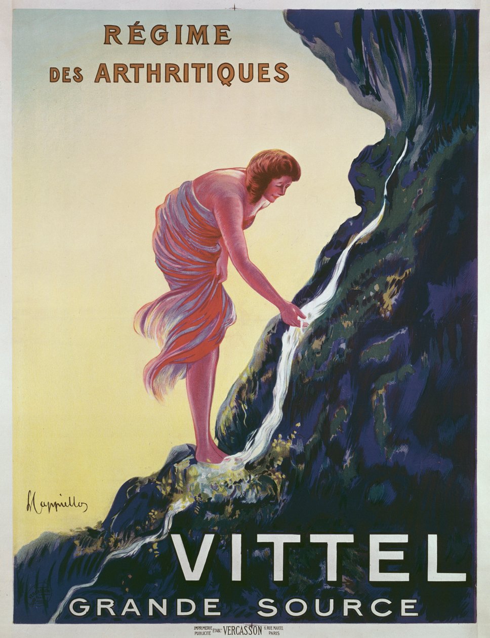Annonse for Vittel Grande Source, 1911 av Leonetto Cappiello