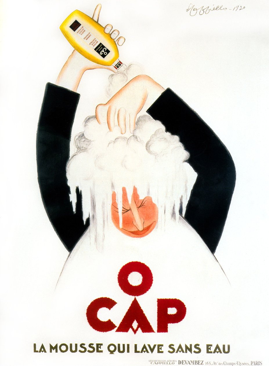 Annonse av Leonetto Cappiello for O'Cap shampoo 1930 av Leonetto Cappiello