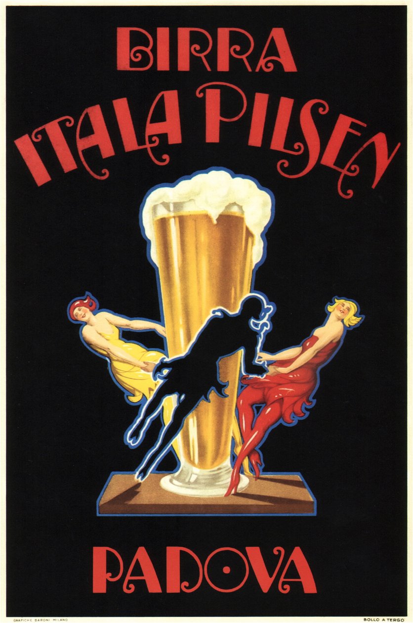 Birra Itala Pilsen (plakat) av Leonetto Cappiello