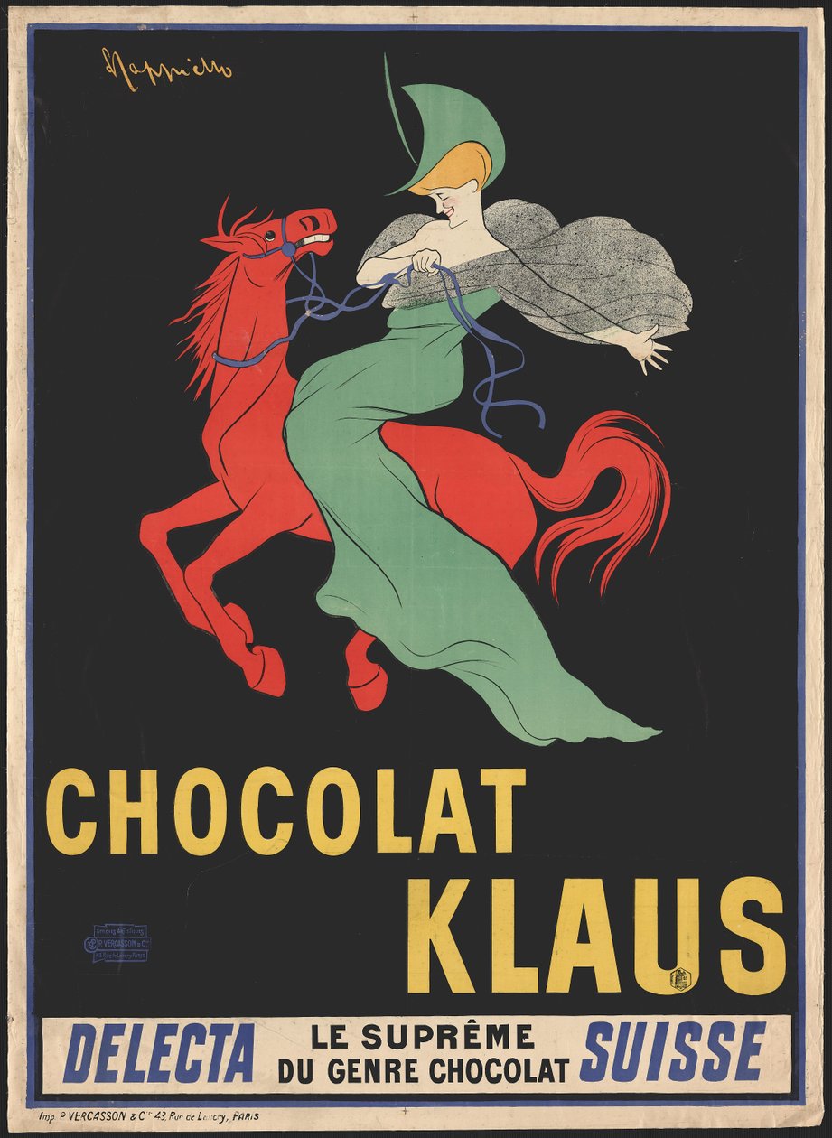 Sjokolade Klaus, 1902. av Leonetto Cappiello