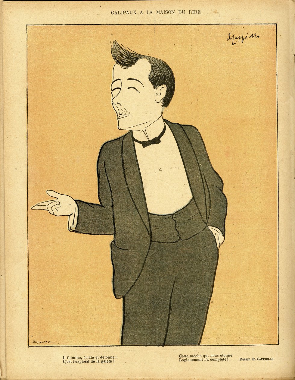 Illustrasjon av Leonetto Cappiello dit Cappiello (1875-1942) i Le Lire, nr. 297 av Leonetto Cappiello