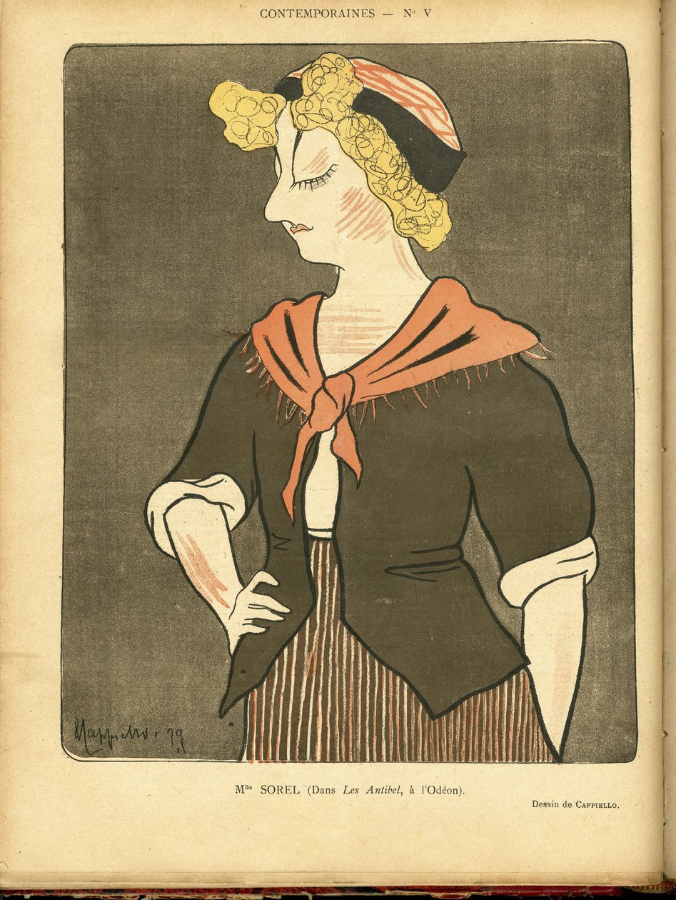 Illustrasjon av Leonetto Cappiello dit Cappiello (1875-1942) i Le Rire av Leonetto Cappiello