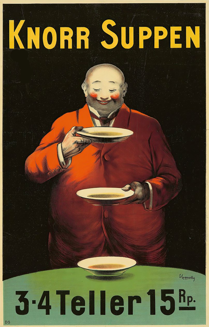 Knorr Suppen , tidlig på 1930-tallet. av Leonetto Cappiello