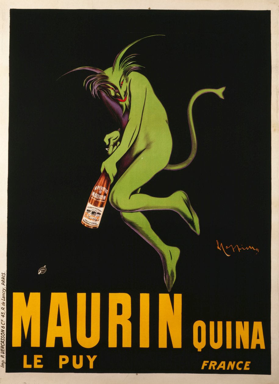 Maurin Quina, ca. 1922 av Leonetto Cappiello