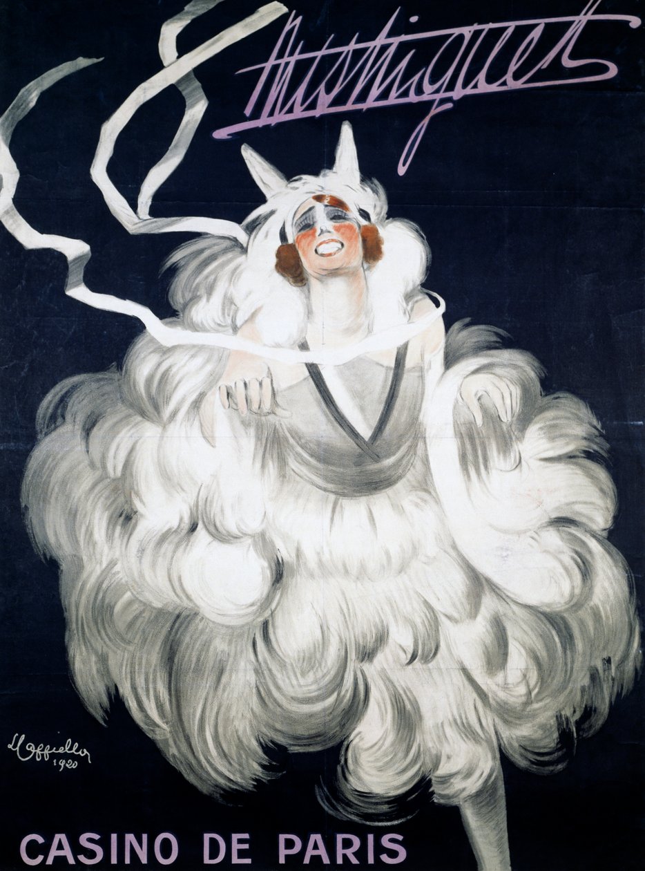 Mistinguett (1872-1956) ved Casino de Paris av Leonetto Cappiello