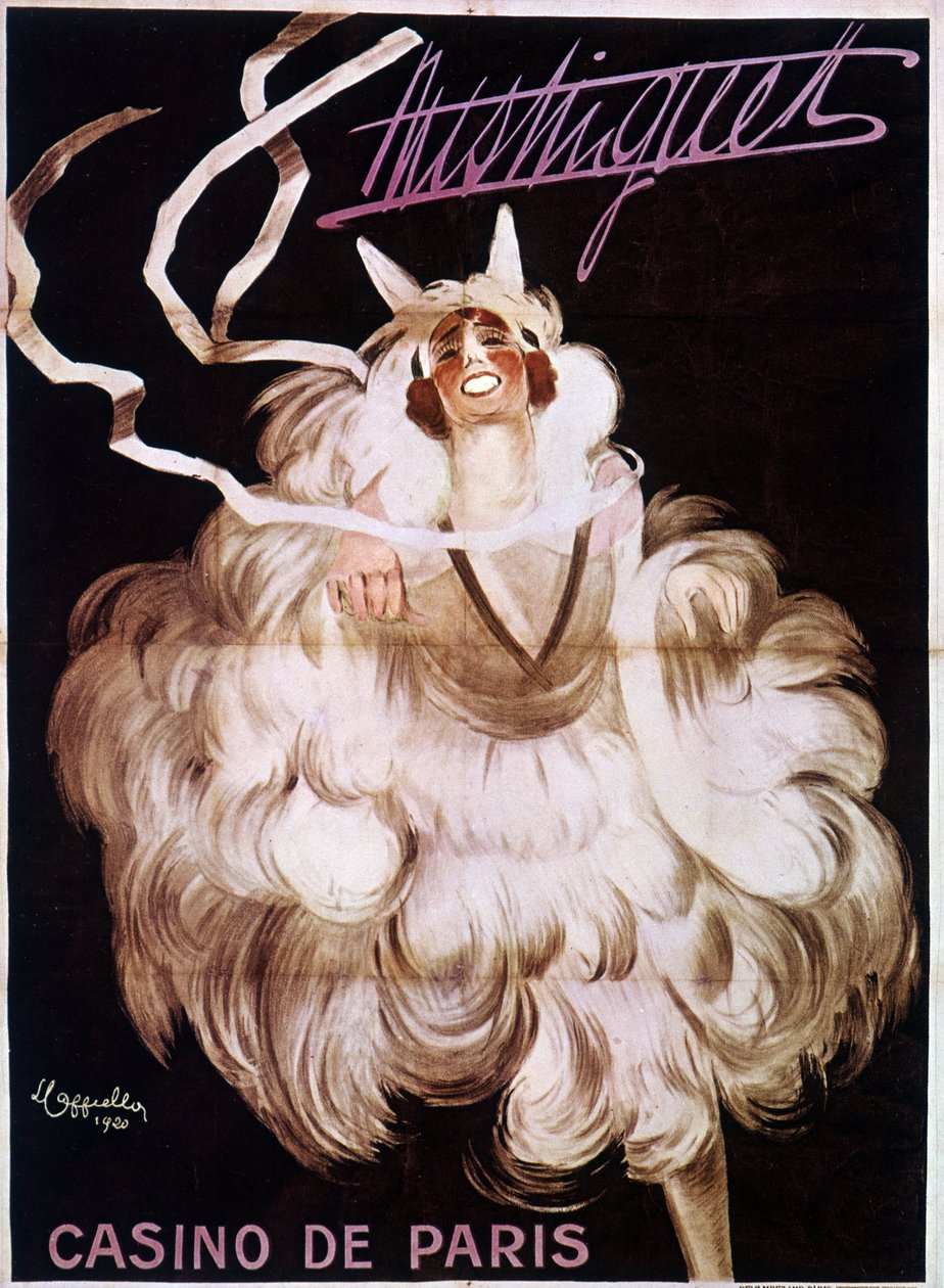 Mistinguett (Mistinguette) på Casino de Paris, plakat av Leonetto Cappiello (1875-1942) av Leonetto Cappiello