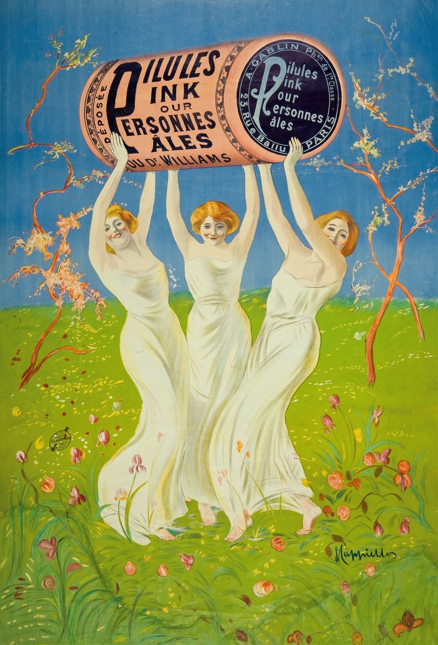 Rosa piller for bleke mennesker, 1910. av Leonetto Cappiello