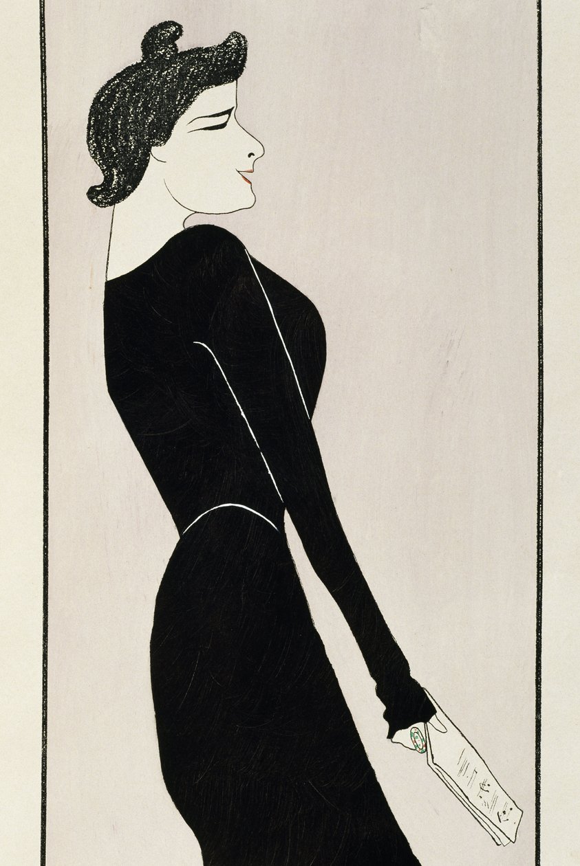 Portrett av Lucienne Breval (Zürich av Leonetto Cappiello