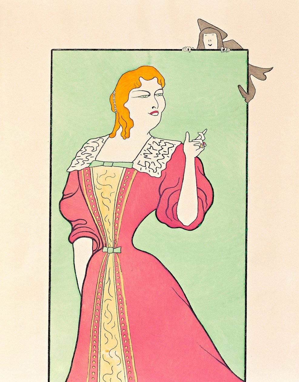 Skuespilleren Marie-Louise (Marie Louise) Marsy (1866-1942) spilte karakteren Elmire i stykket "Tartuffe ou l