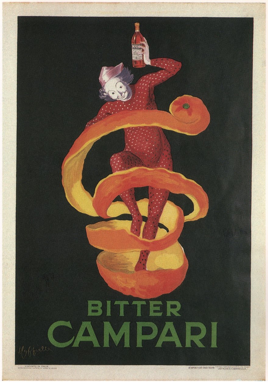 reklame for Bitter Campari av Leonetto Cappiello