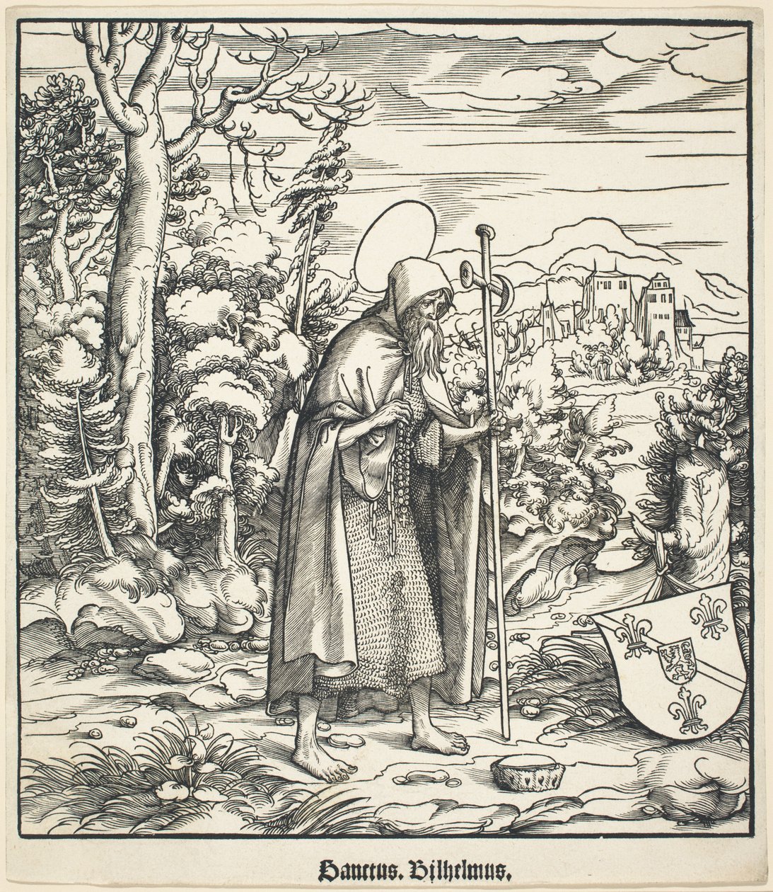 Den hellige Wilhelm av Leonhard Beck